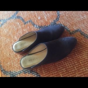 Mules/Clogs (Blue Suede) - Brand Nisolo - Size 38